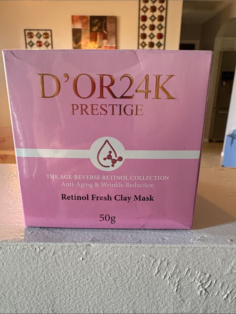 DOR24K Retinol Fresh Clay Mask - Pink